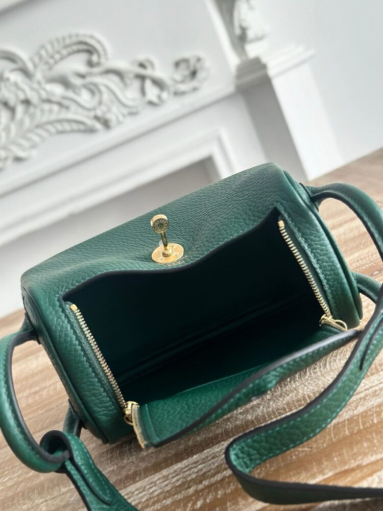 Hermes Lindy Mini 19cm Bag Taurillon Clemence Leather