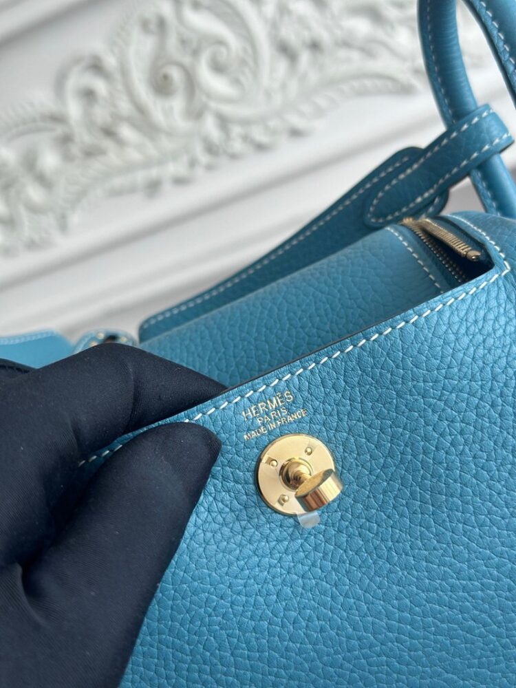 Hermes Lindy Mini 19cm Bag Taurillon Clemence Leather