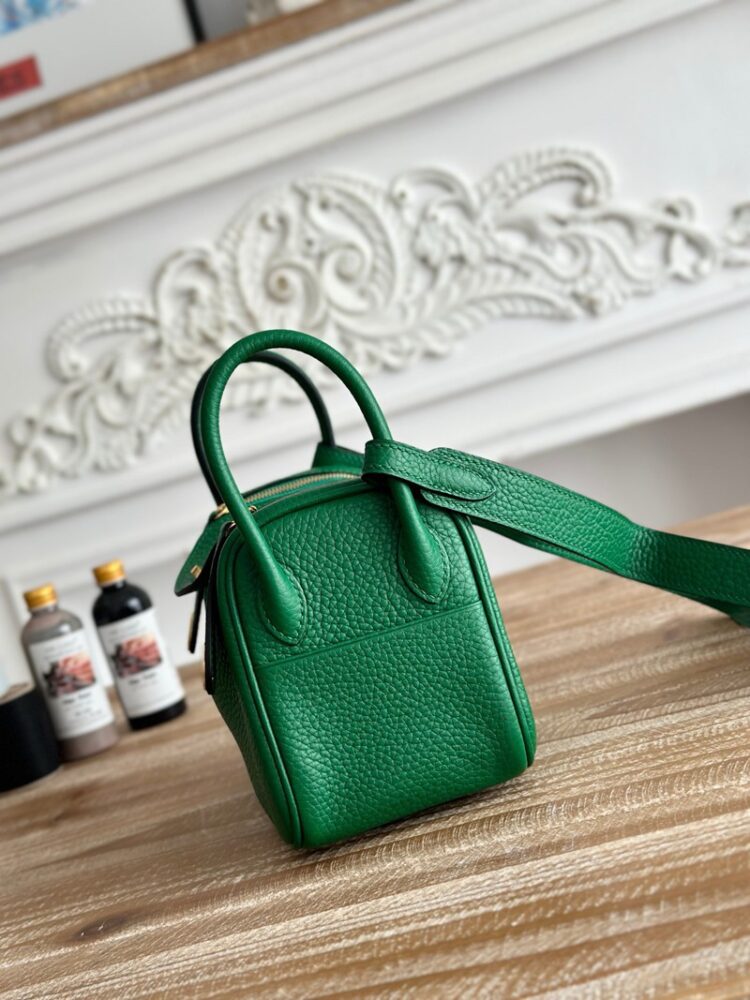 Hermes Lindy Mini 19cm Bag Taurillon Clemence Leather