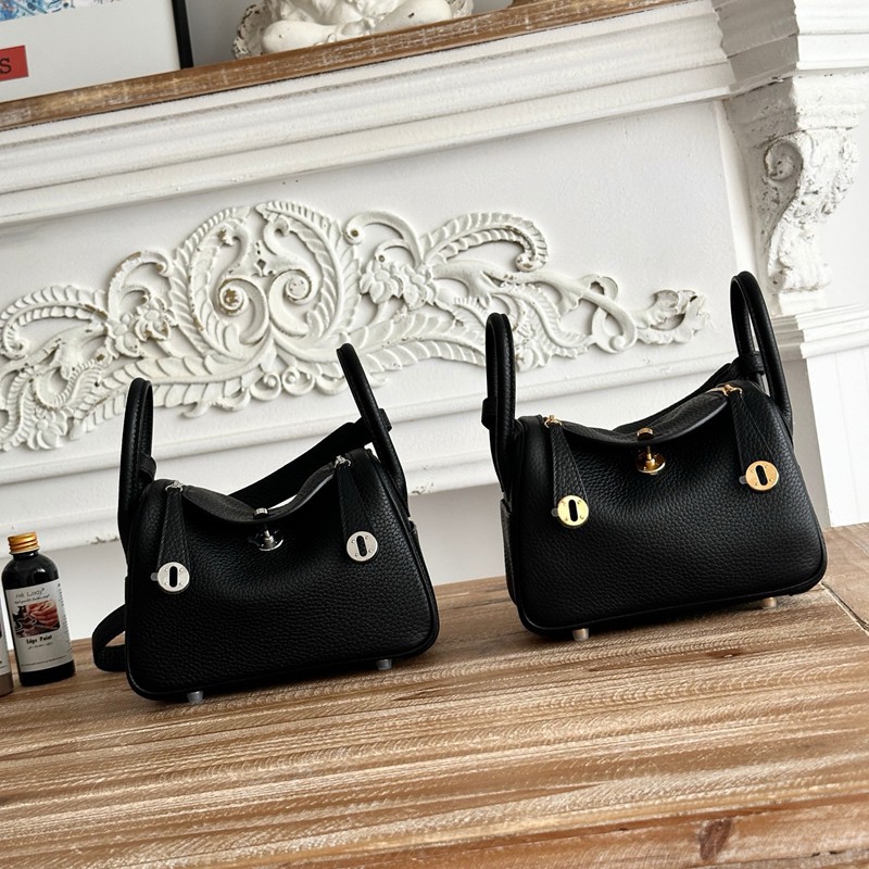 Hermes Lindy Mini 19cm Bag Taurillon Clemence Leather