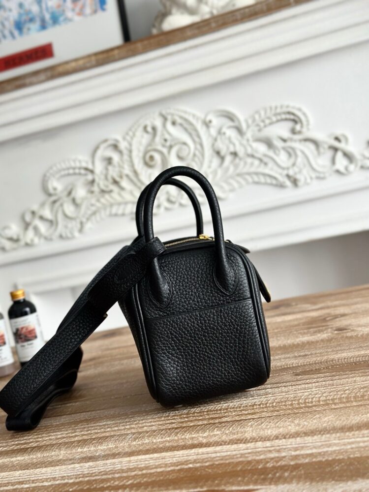 Hermes Lindy Mini 19cm Bag Taurillon Clemence Leather