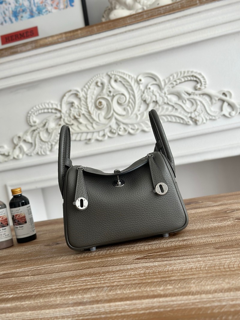 Hermes Lindy Mini 19cm Bag Taurillon Clemence Leather 25