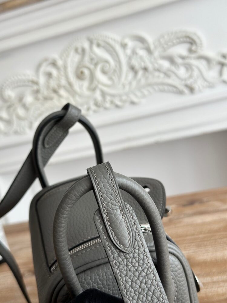 Hermes Lindy Mini 19cm Bag Taurillon Clemence Leather