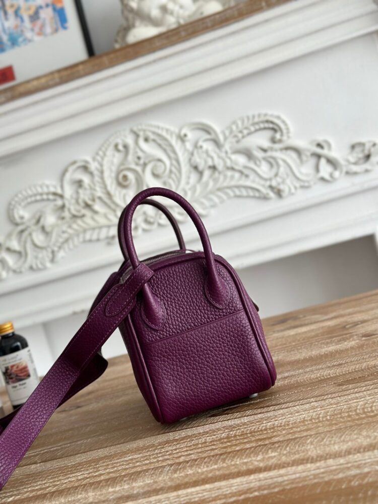Hermes Lindy Mini 19cm Bag Taurillon Clemence Leather
