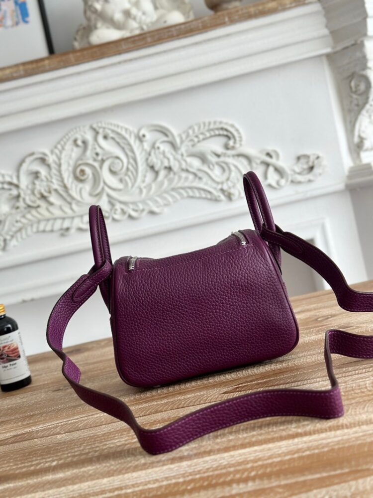 Hermes Lindy Mini 19cm Bag Taurillon Clemence Leather
