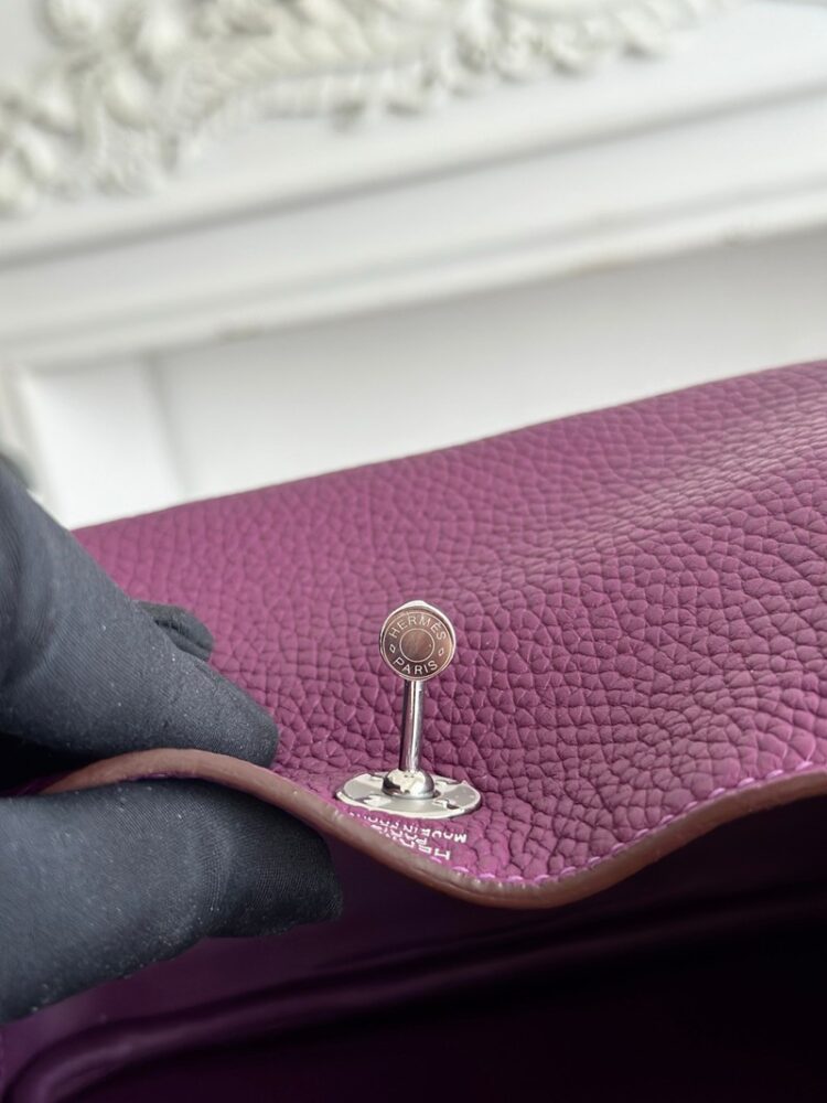 Hermes Lindy Mini 19cm Bag Taurillon Clemence Leather