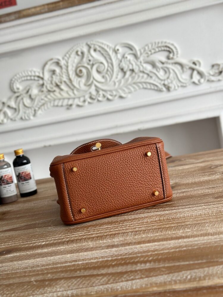 Hermes Lindy Mini 19cm Bag Taurillon Clemence Leather