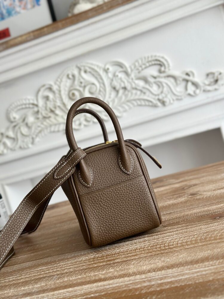 Hermes Lindy Mini 19cm Bag Taurillon Clemence Leather