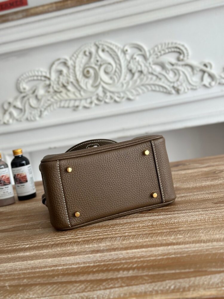 Hermes Lindy Mini 19cm Bag Taurillon Clemence Leather