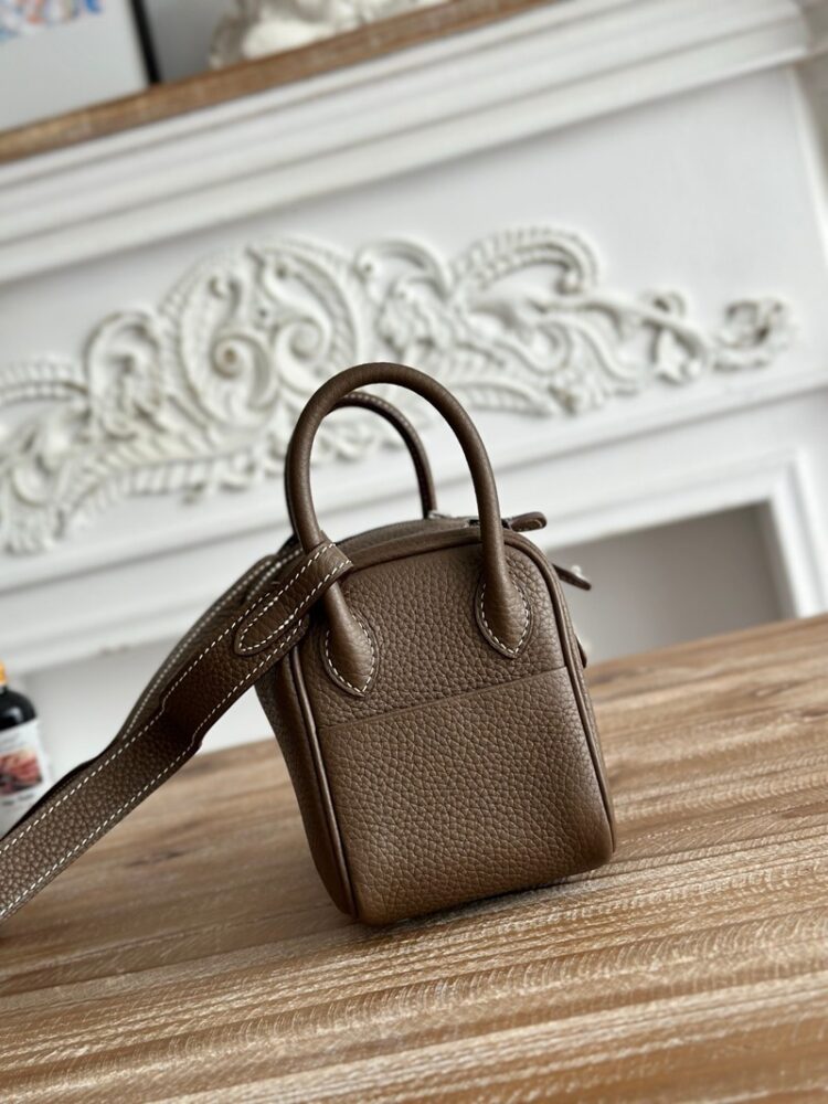 Hermes Lindy Mini 19cm Bag Taurillon Clemence Leather