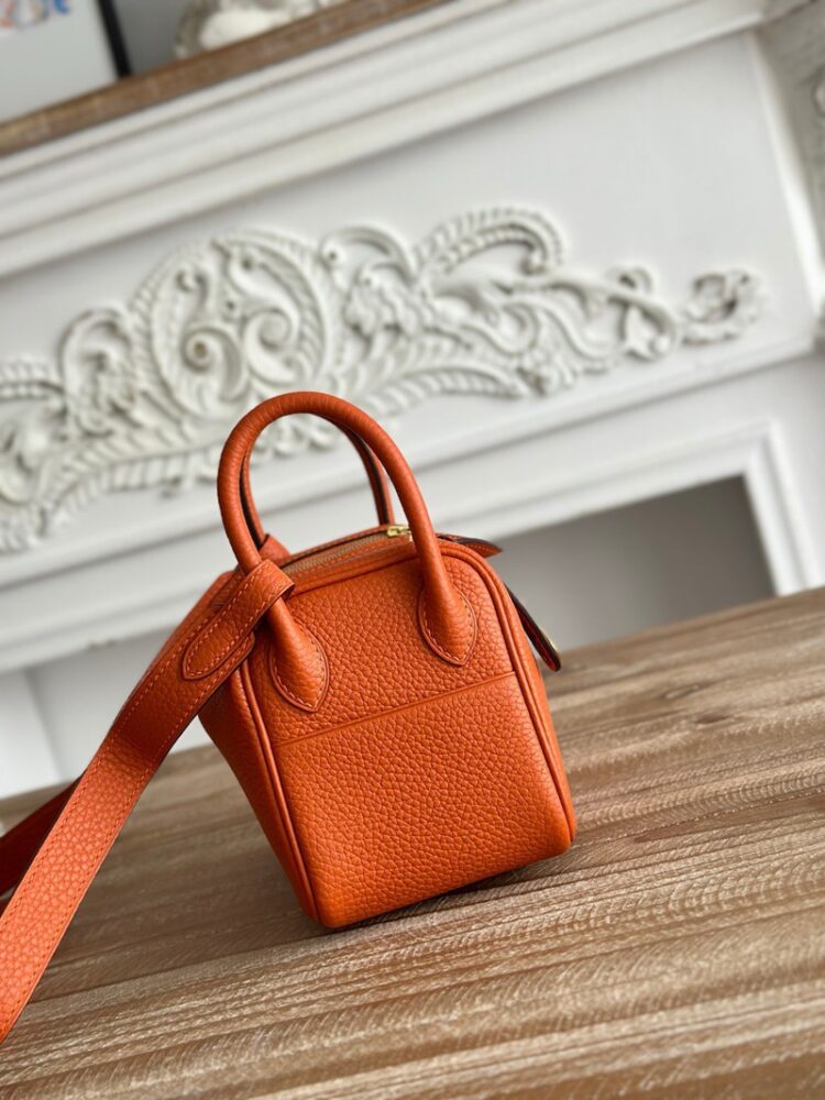 Hermes Lindy Mini 19cm Bag Taurillon Clemence Leather