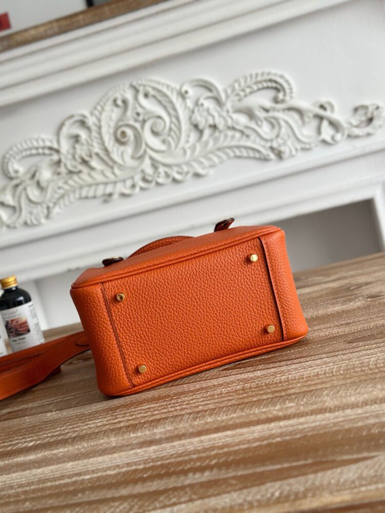 Hermes Lindy Mini 19cm Bag Taurillon Clemence Leather