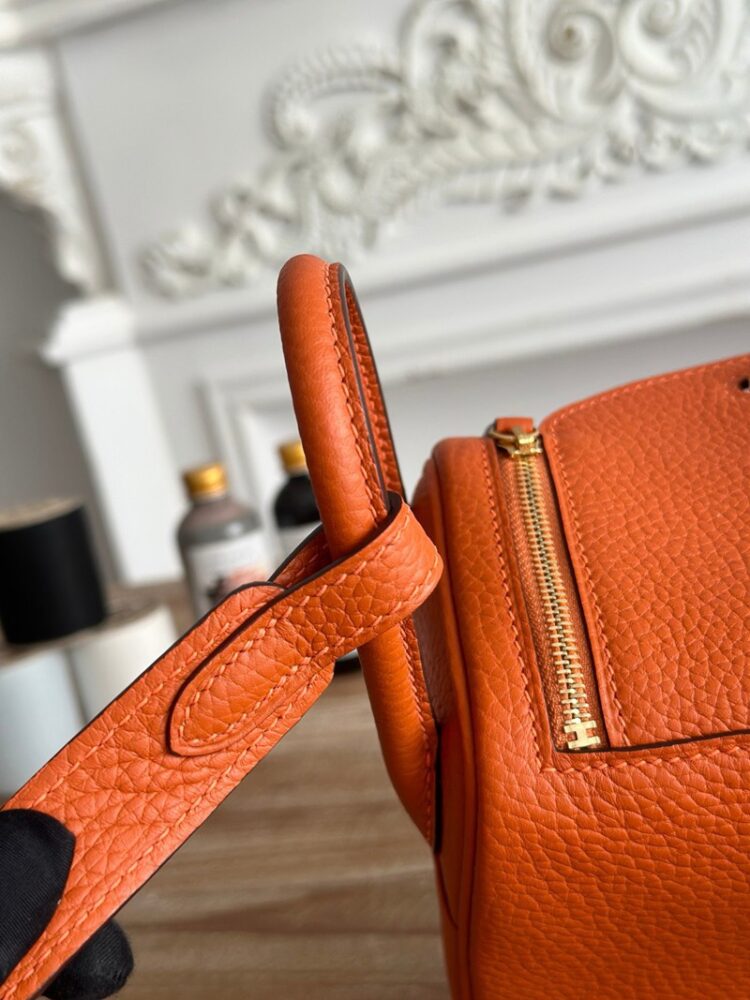 Hermes Lindy Mini 19cm Bag Taurillon Clemence Leather