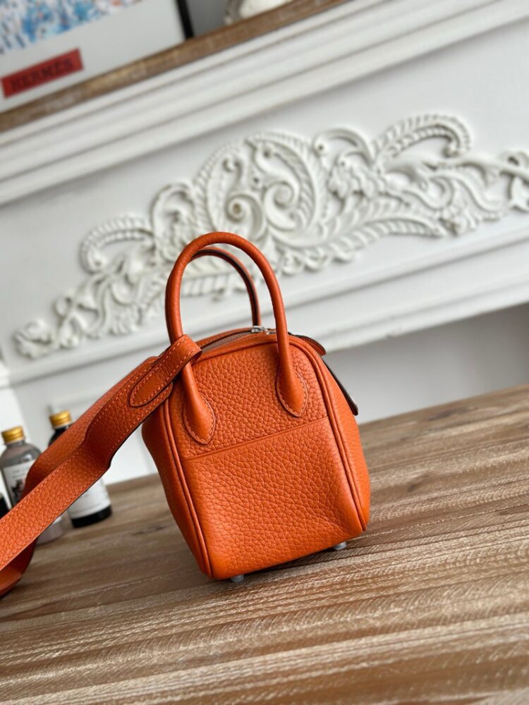 Hermes Lindy Mini 19cm Bag Taurillon Clemence Leather