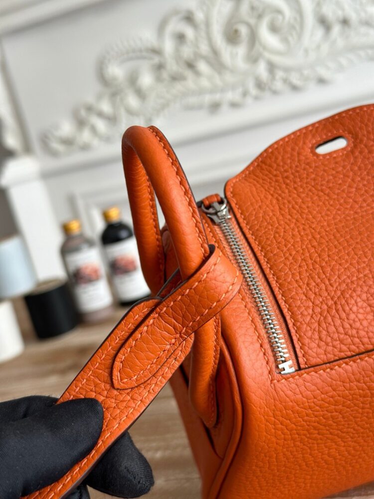 Hermes Lindy Mini 19cm Bag Taurillon Clemence Leather
