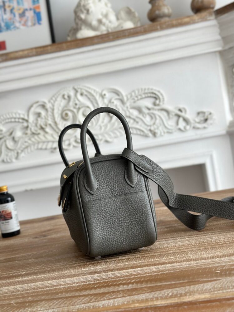 Hermes Lindy Mini 19cm Bag Taurillon Clemence Leather