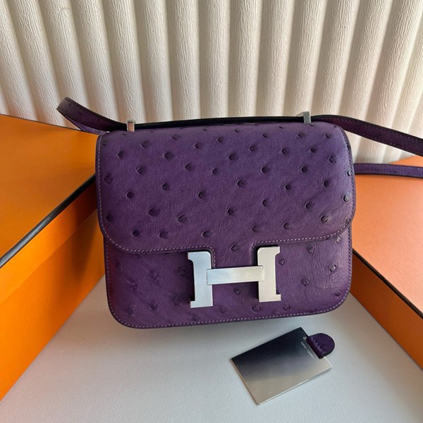 Hermes Mini Constance 19 Bag Ostrich Leather 04