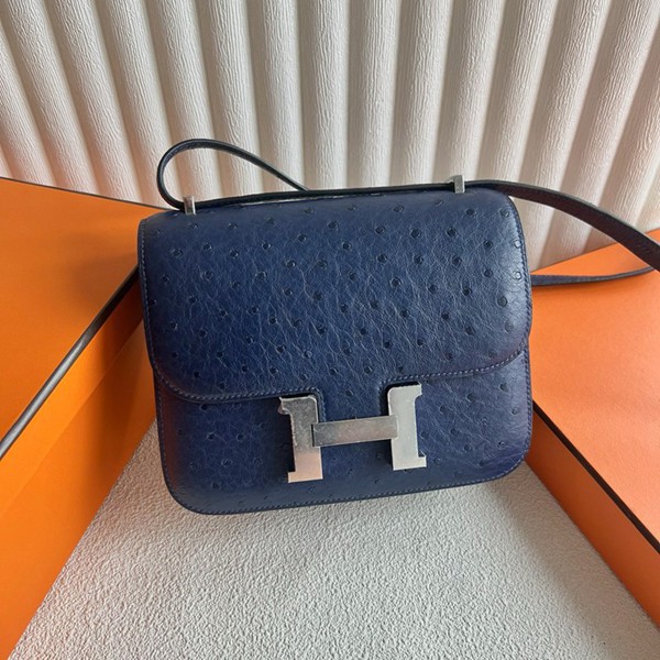 Hermes Mini Constance 19 Bag Ostrich Leather 12