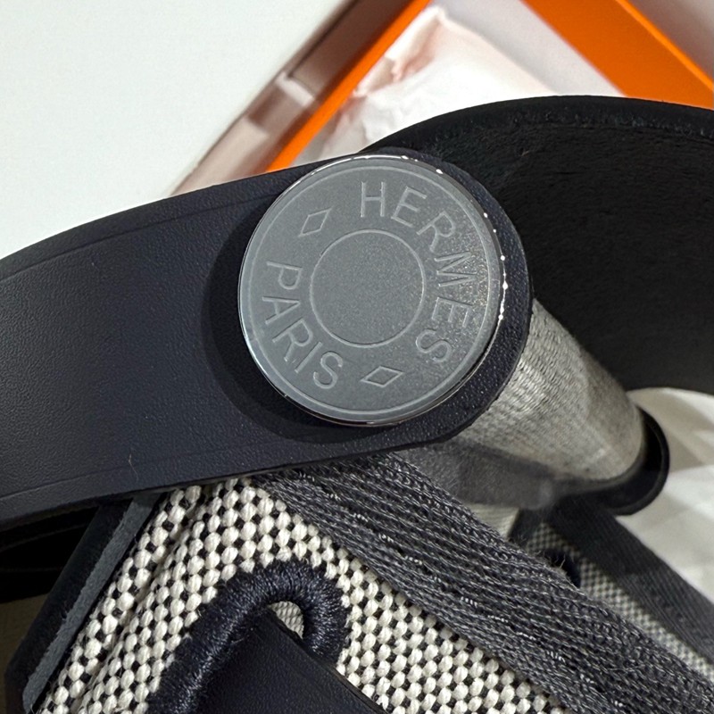 Hermes Mini Herbag Bag 20cm Canvas and Calfskin Leather