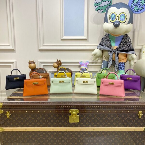 Hermes Mini Kelly II Bag 19cm Original Calfskin Leather