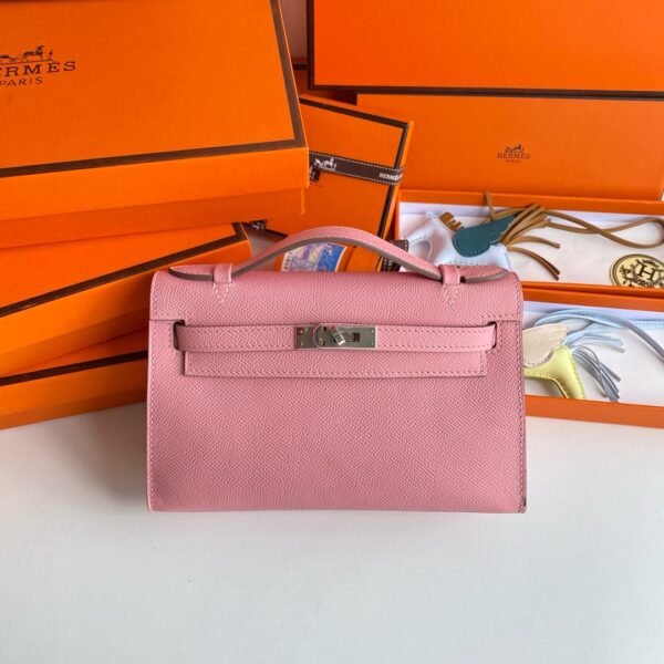 Hermes Mini Kelly Pochette Bag 22cm Epsom Leather 03