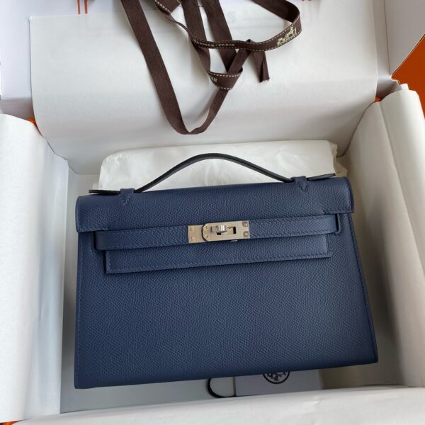 Hermes Mini Kelly Pochette Bag 22cm Epsom Leather 30