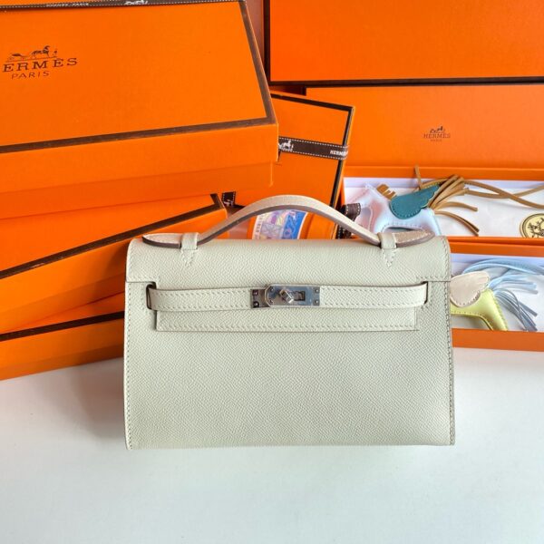 Hermes Mini Kelly Pochette Bag 22cm Epsom Leather
